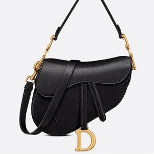 Black Saddle Dior Bag